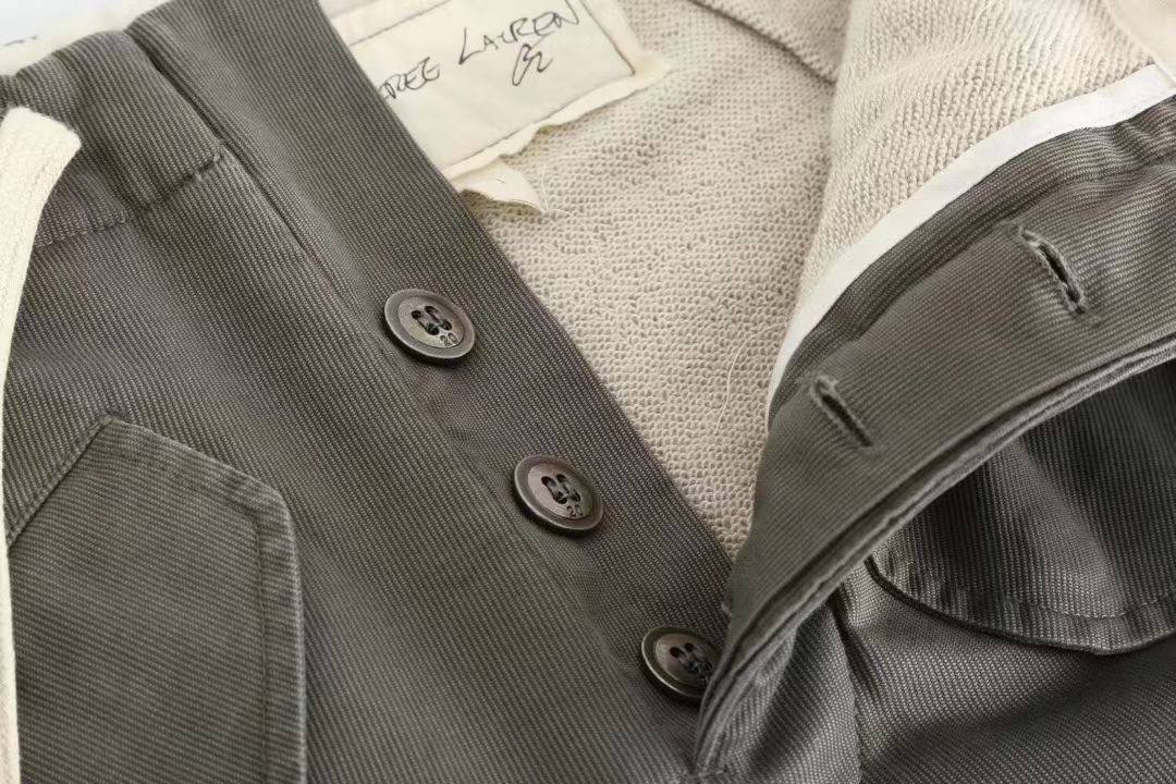 GREG LAUREN Grey Cargo Pants