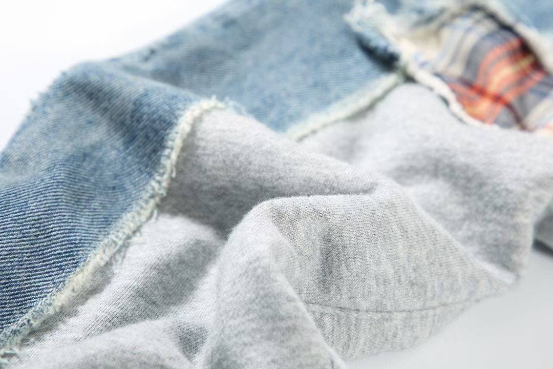 GREG LAUREN Denim Cargo Pants