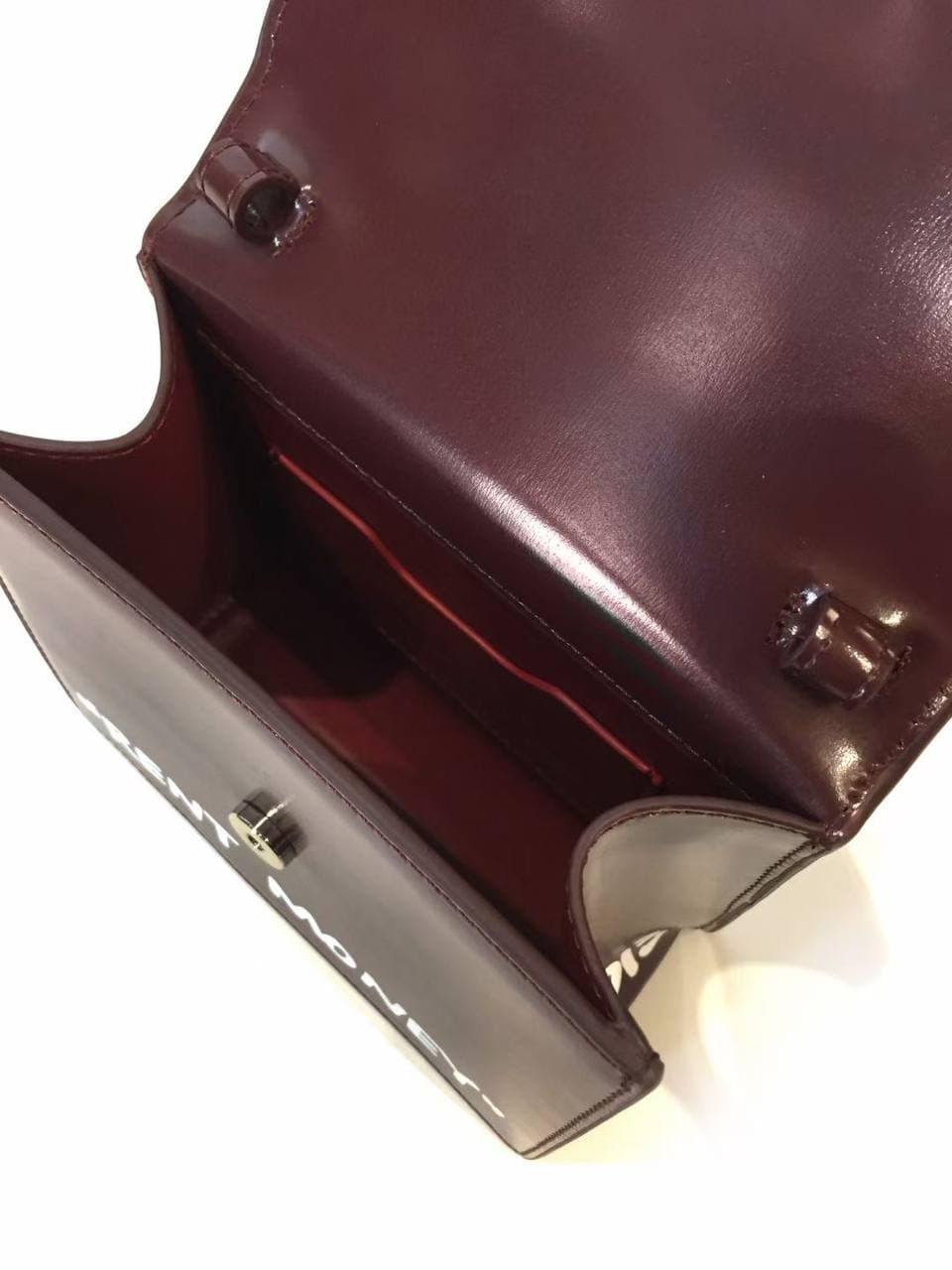 OFF-WHITE Jitney Leather Bag