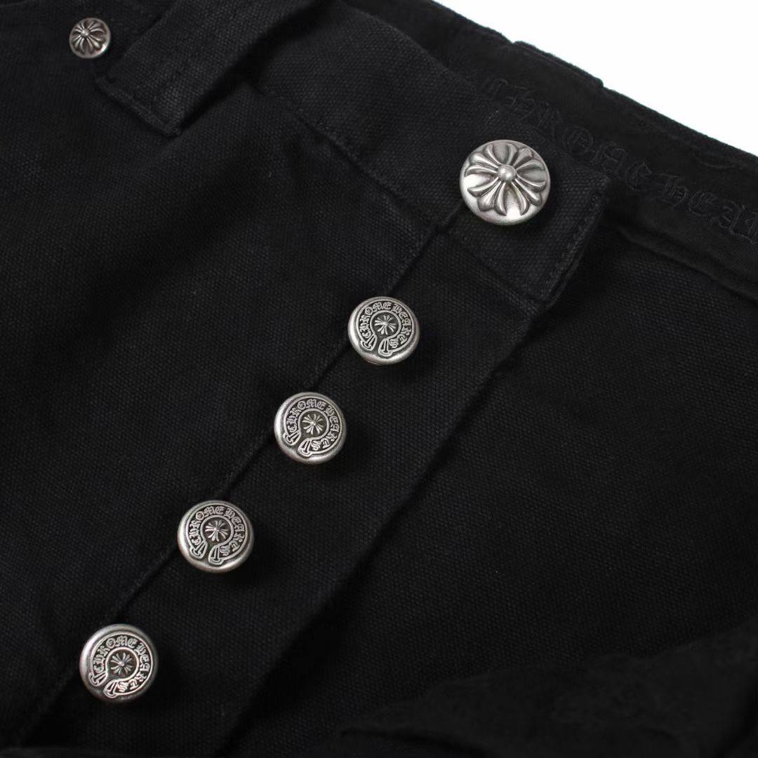 CHROME HEARTS Black Denim Jeans