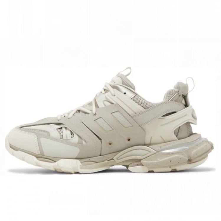 BALENCIAGA Track Sneakers Recycled Sole In Beige