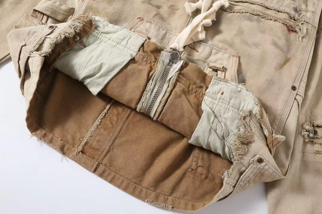 GREG LAUREN Beige Jacket