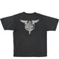 SAINT MICHAEL & NEIGHBORHOOD Distressed Printed Cotton-Jersey T-Shirt