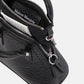 MAISON MARGIELA Women's Black Numbers-patch Mini Shoulder Bag