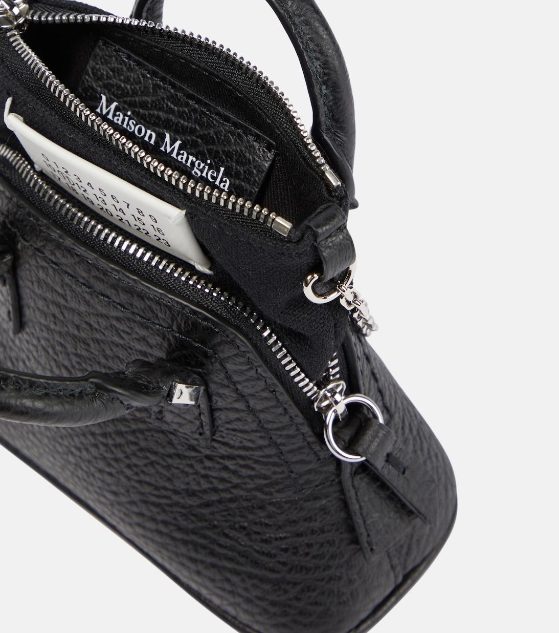 MAISON MARGIELA Women's Black Numbers-patch Mini Shoulder Bag