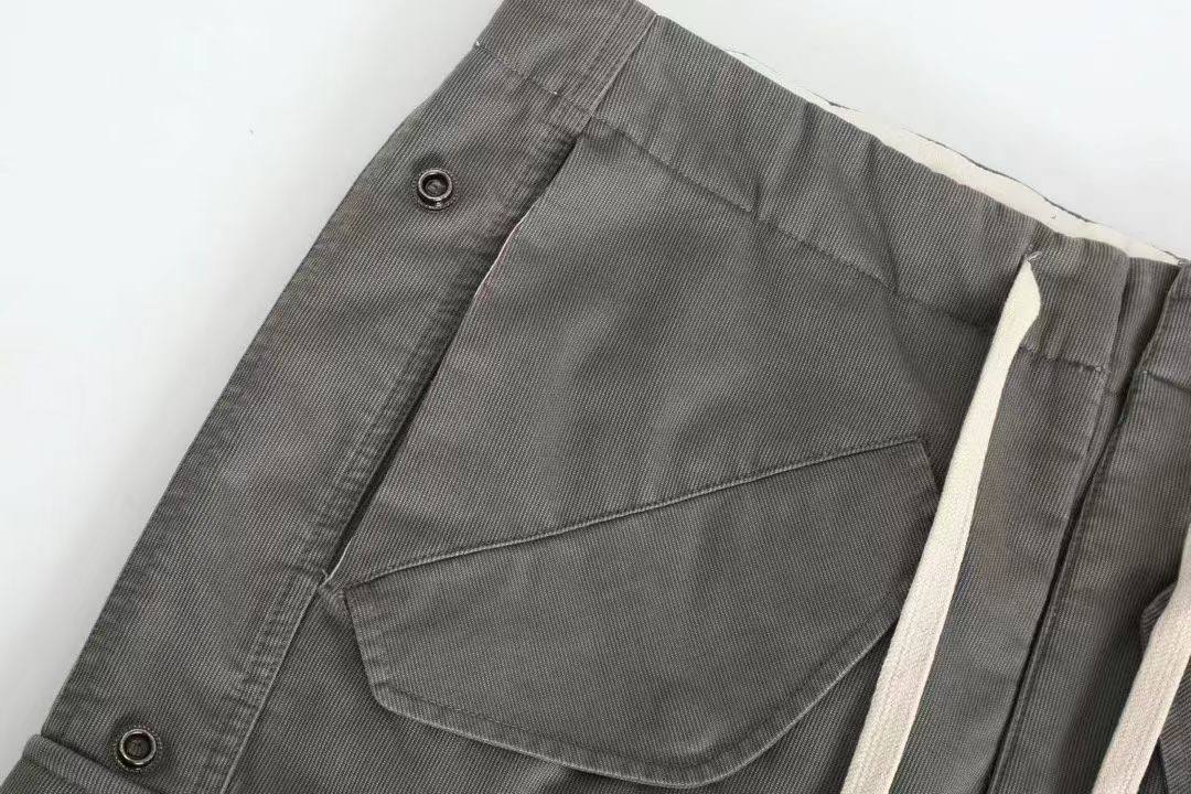 GREG LAUREN Grey Cargo Pants