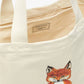 MAISON KITSUNE Tote Beige Bag