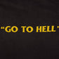 SAINT MICHAEL "Go To Hell"  Black T-Shirt