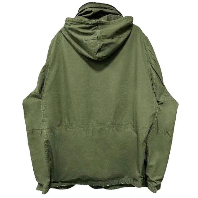 BALENCIAGA Superoversized Cotton Ripstop Military Parka