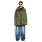 BALENCIAGA Superoversized Cotton Ripstop Military Parka