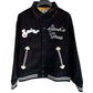 SAINT MICHAEL Black Sinner's Circus Embroidered Bomber Jacket