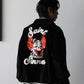 SAINT MICHAEL Black Sinner's Circus Embroidered Bomber Jacket