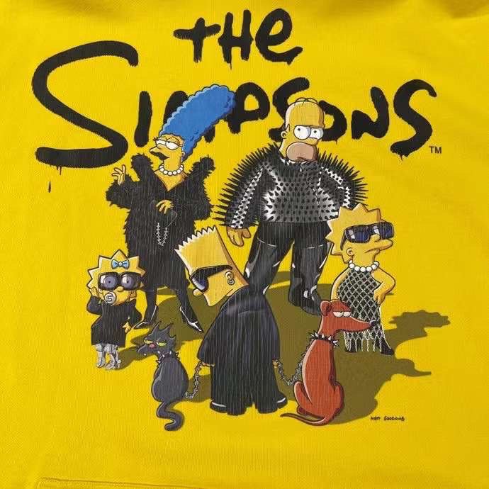 BALENCIAGA The Simpsons cotton hoodie