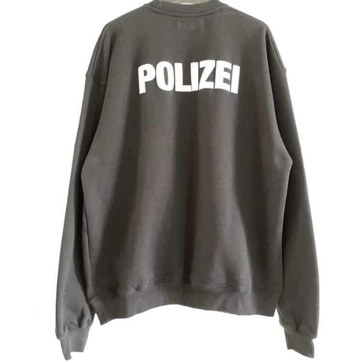 VETEMENTS Polizei Print Sweatshirt