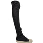 RICK OWENS  Moody Thigh High Boots