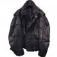 BALENCIAGA Destroyed Black Bomber