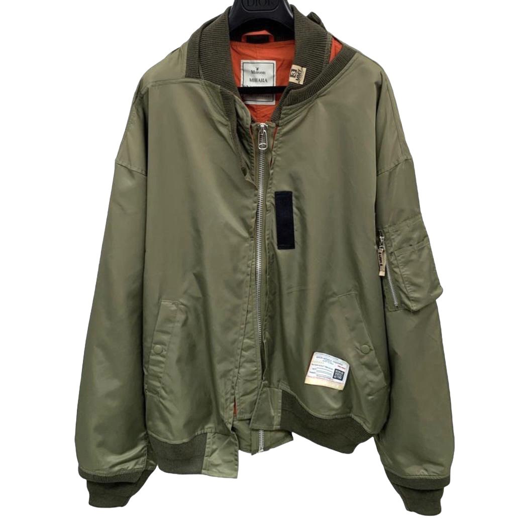 MAISON MIHARA YASUHIRO Asymmetric Bomber Jacket