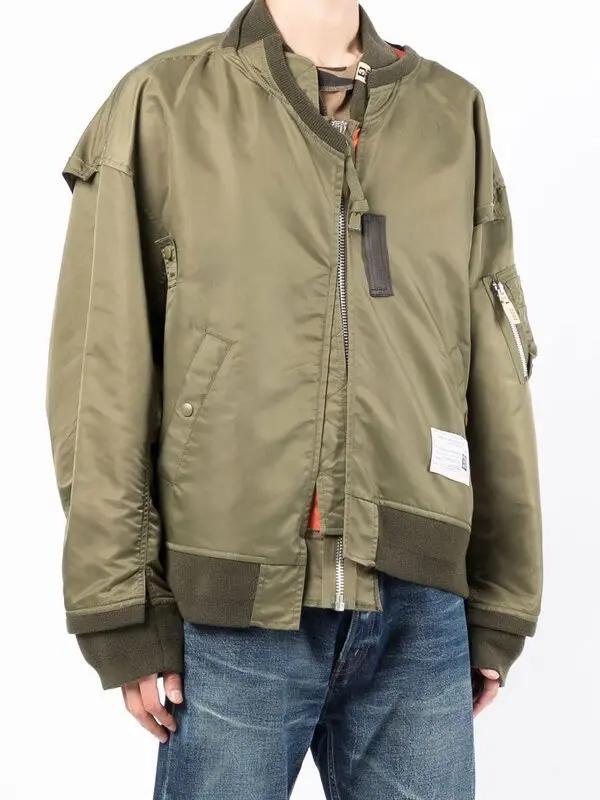 MAISON MIHARA YASUHIRO Asymmetric Bomber Jacket