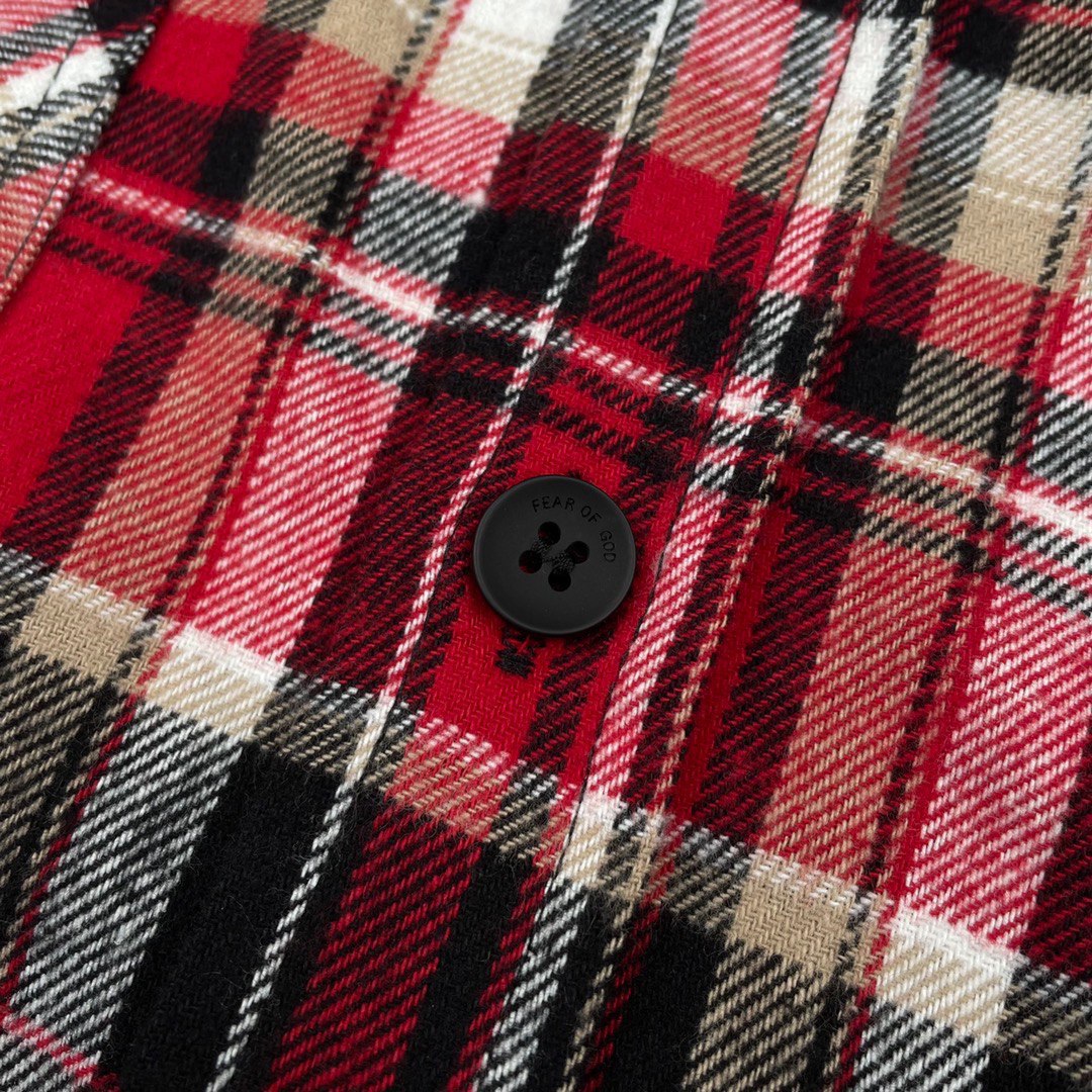 FEAR OF GOD 5th Collection Denim Collared Flannel
