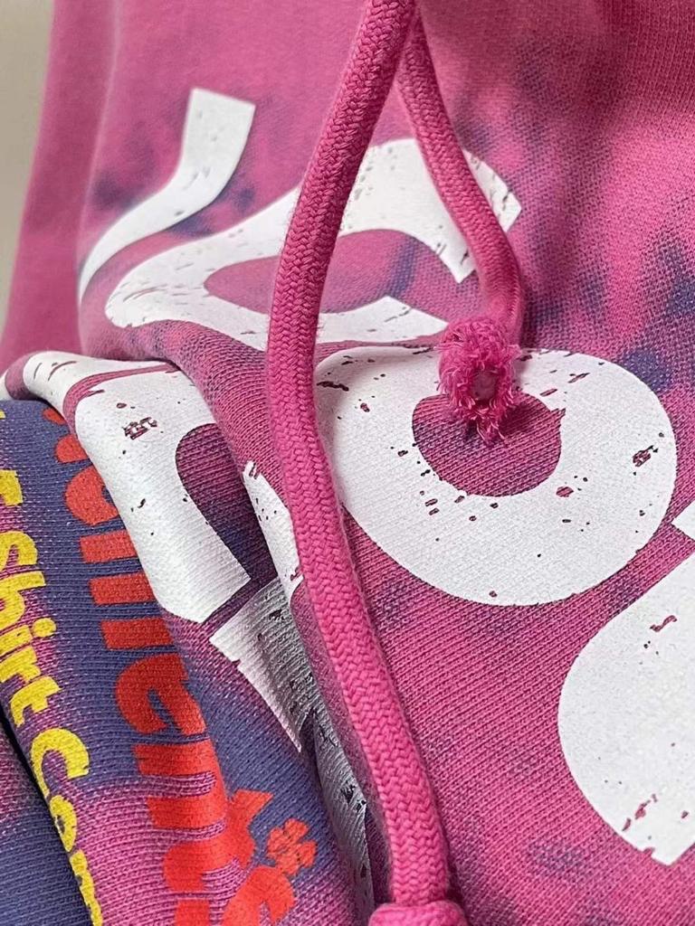 VETEMENTS I Got Lucky Long-sleeve Pink Hoodie