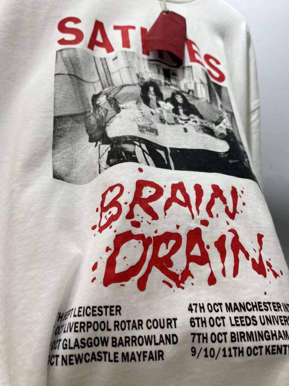 SATIN EYES Satines Brain Drain T-shirt