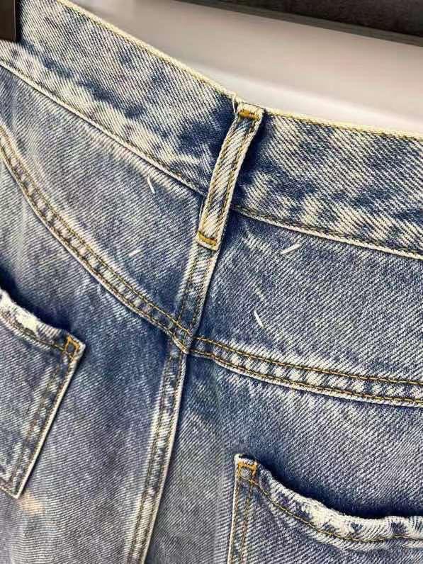 MAISON MARGIELA Distressed Straight Leg Jeans