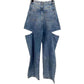 MAISON MARGIELA Distressed Straight Leg Jeans