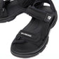 BALENCIAGA Tourist Logo Touch Strap Sandals