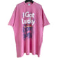 VETEMENTS I Got Lucky Pink T-shirt