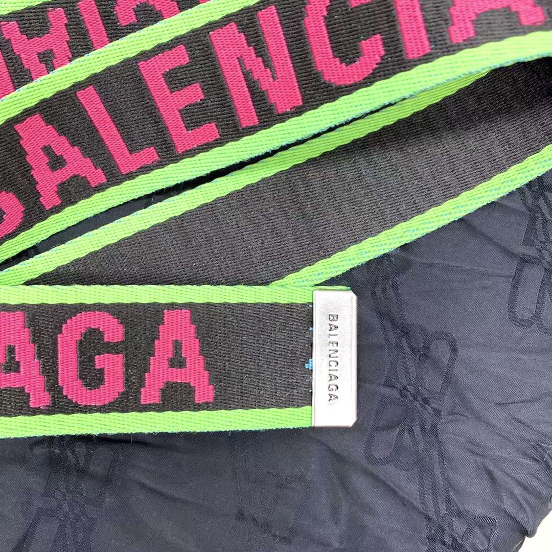 BALENCIAGA Logo D-Ring Belt