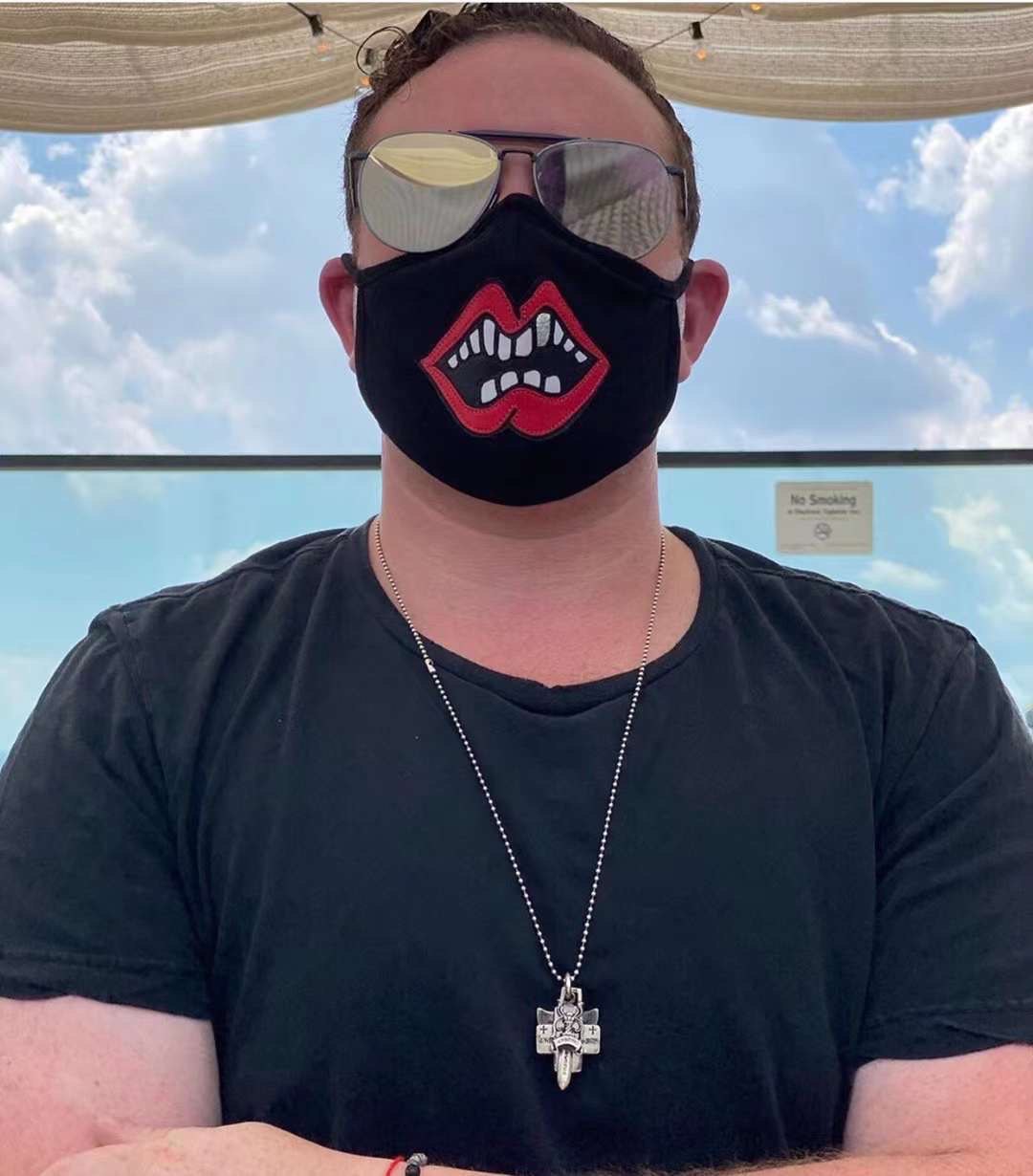 CHROME HEARTS Matty Boy Face Mask