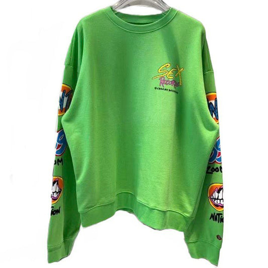 CHROME HEARTS Matty Boy Sex Records Pullover Citrus