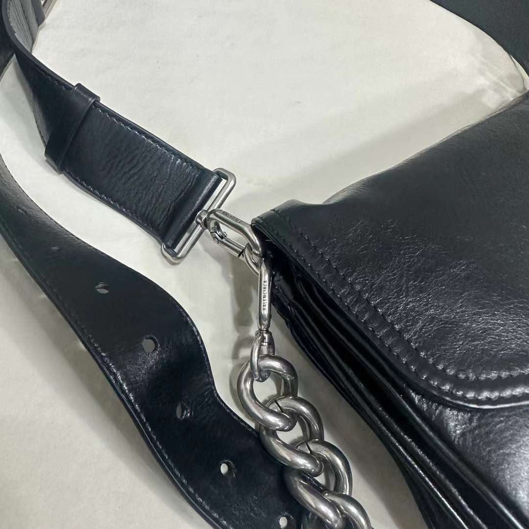 BALENCIAGA BB Soft Small Leather Shoulder Bag