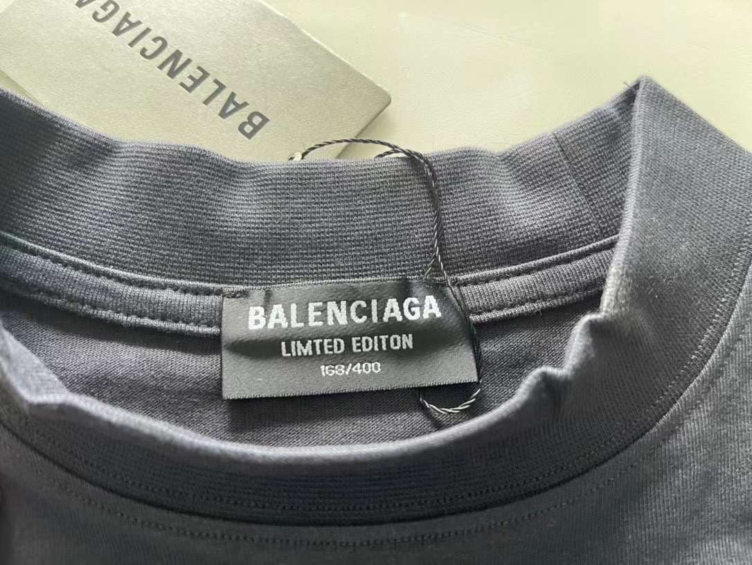 BALENCIAGA  Clown Print Cotton T-shirt