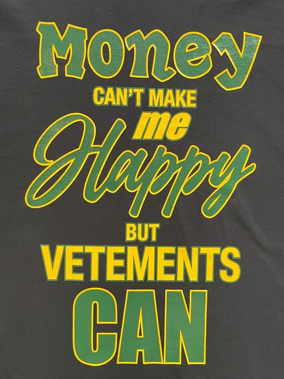 VETEMENTS Graphic Print Crewneck T-Shirt