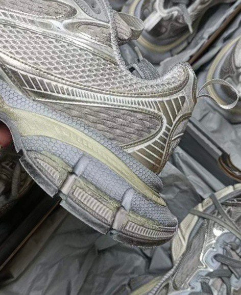 BALENCIAGA  3XL Distressed-Mesh Sneakers