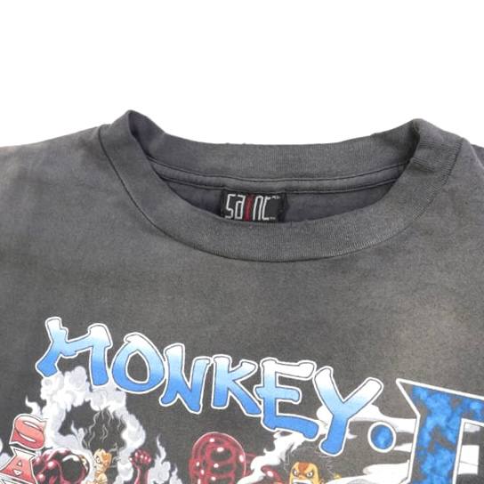 SAINT MICHAEL x ONE PIECE T-Shirt 'Black'