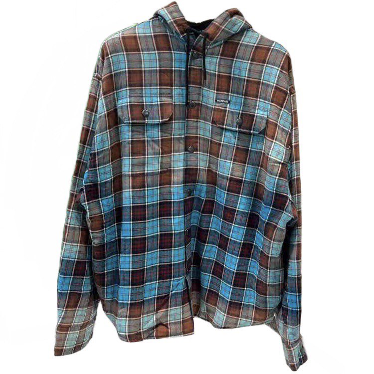 BALENCIAGA  Multicolor Checked Shirt