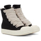 RICK OWENS Jumbo Lace High Top Textile Sneakers