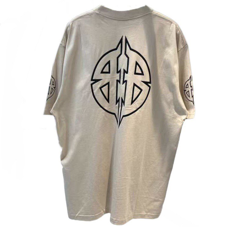 BALENCIAGA Natural Cotton Bb Icon Crewneck