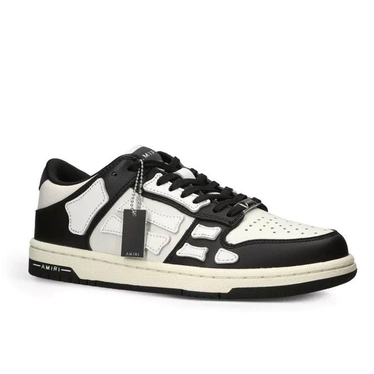 AMIRI Skel Panelled Leather Low-Top Trainers