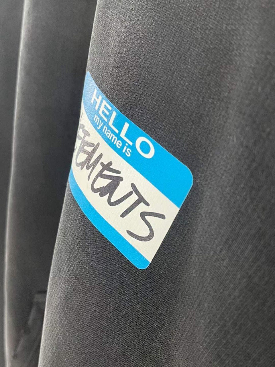 VETEMENTS Logo Print Zip Up Hoodie