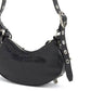 BALENCIAGA LE CAGOLE XS Shoulder Bag With Piercings In Black