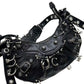 BALENCIAGA LE CAGOLE XS Shoulder Bag With Piercings In Black