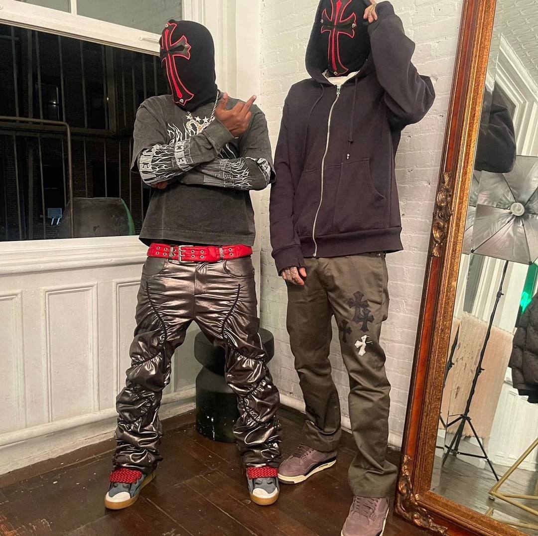 CHROME HEARTS Cross Mask/Beanie