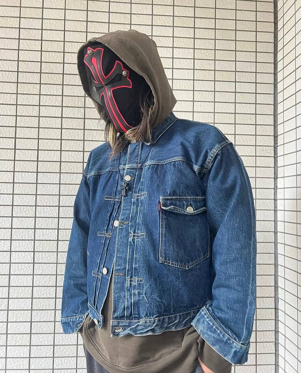 CHROME HEARTS Cross Mask/Beanie