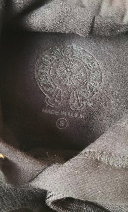 CHROME HEARTS Pink Dagger & Eye Chart Hoodie