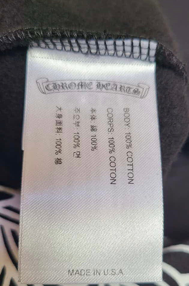 CHROME HEARTS Pink Dagger & Eye Chart Hoodie