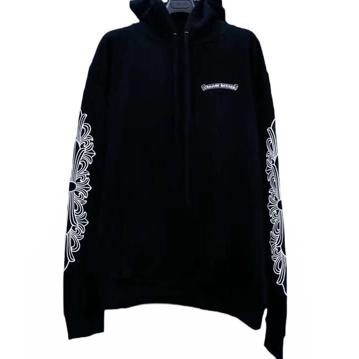 CHROME HEARTS Pink Dagger & Eye Chart Hoodie