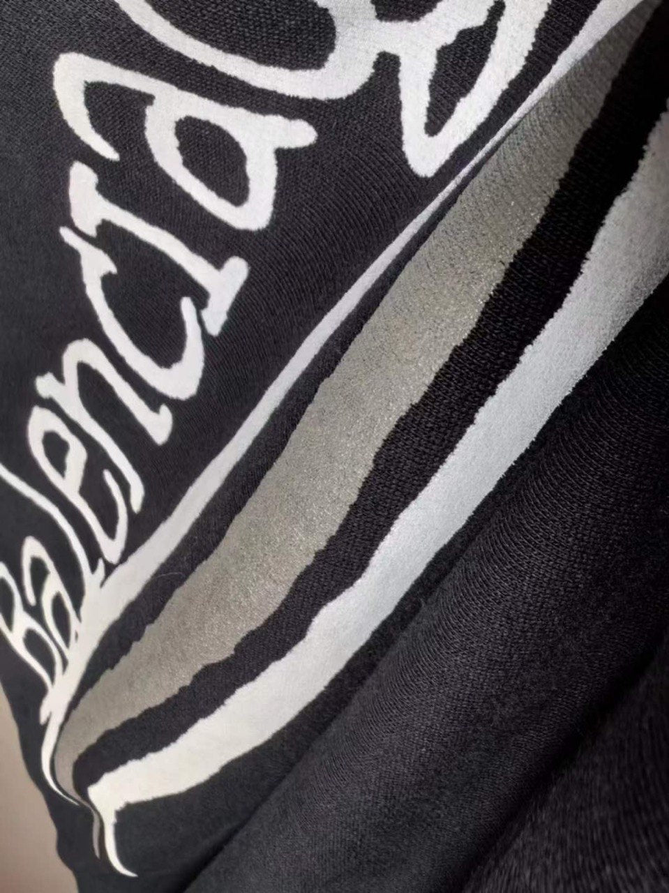 BALENCIAGA Printed Cotton Jersey Hoodie